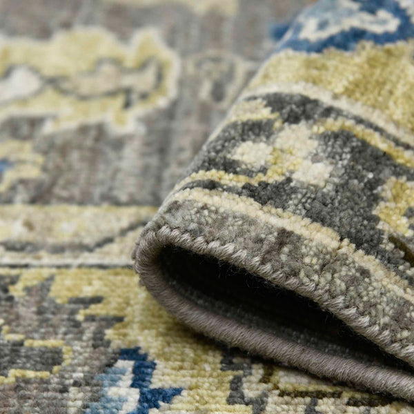 Amer Rugs Nuit Elegant Hand-knotted Area Rug In Premium New Zealand Wool For Timeless Home Décor Style Warm Taupe,Mellow Wool Nui460810