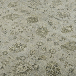 Amer Rugs Nuit Elegant Hand-knotted Area Rug In Premium New Zealand Wool For Timeless Home Décor Style Ice Blue Wool Nui60912