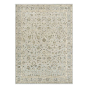 Amer Rugs Nuit Elegant Hand-knotted Area Rug In Premium New Zealand Wool For Timeless Home Décor Style Ice Blue Wool Nui60912