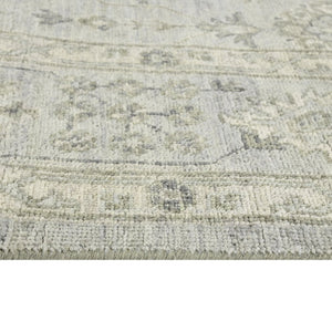 Amer Rugs Nuit Elegant Hand-knotted Area Rug In Premium New Zealand Wool For Timeless Home Décor Style Ice Blue Wool Nui60912