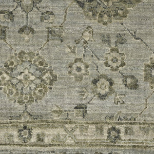 Amer Rugs Nuit Elegant Hand-knotted Area Rug In Premium New Zealand Wool For Timeless Home Décor Style Ice Blue Wool Nui60912