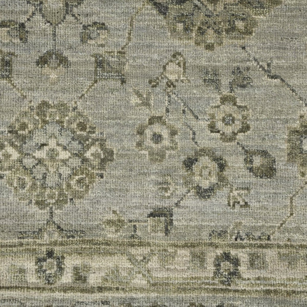 Amer Rugs Nuit Elegant Hand-knotted Area Rug In Premium New Zealand Wool For Timeless Home Décor Style Ice Blue Wool Nui60912