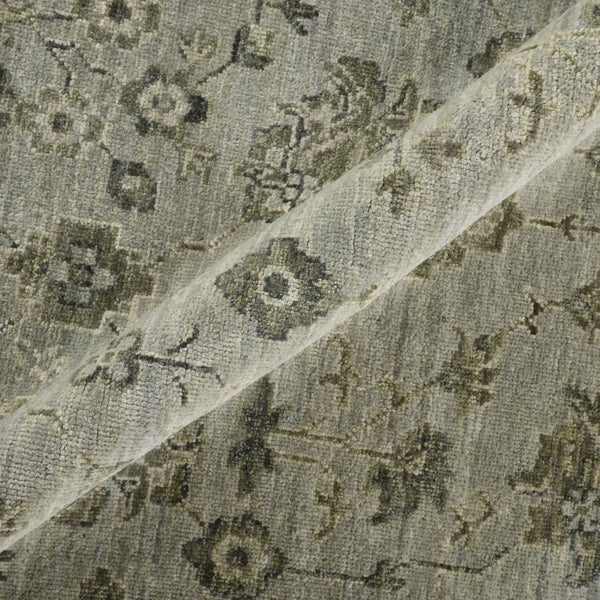 Amer Rugs Nuit Elegant Hand-knotted Area Rug In Premium New Zealand Wool For Timeless Home Décor Style Ice Blue Wool Nui60912