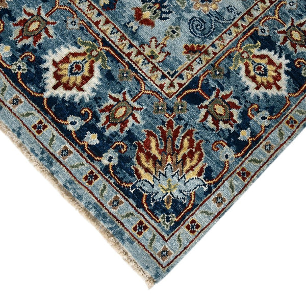 Amer Rugs Nuit Elegant Hand-knotted Area Rug In Premium New Zealand Wool For Timeless Home Décor Style Carolina,Indigo Wool Nui600203