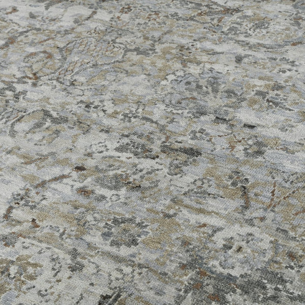 Amer Rugs Nuit Elegant Hand-knotted Area Rug In Premium New Zealand Wool For Timeless Home Décor Style Medium Gray Wool Nui881014