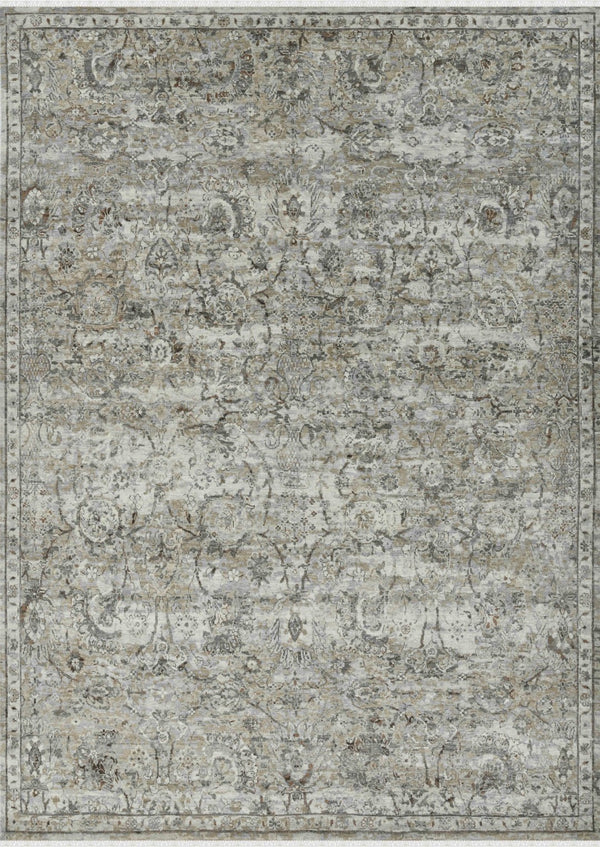 Amer Rugs Nuit Elegant Hand-knotted Area Rug In Premium New Zealand Wool For Timeless Home Décor Style Medium Gray Wool Nui881014