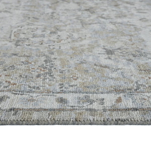 Amer Rugs Nuit Elegant Hand-knotted Area Rug In Premium New Zealand Wool For Timeless Home Décor Style Medium Gray Wool Nui881014