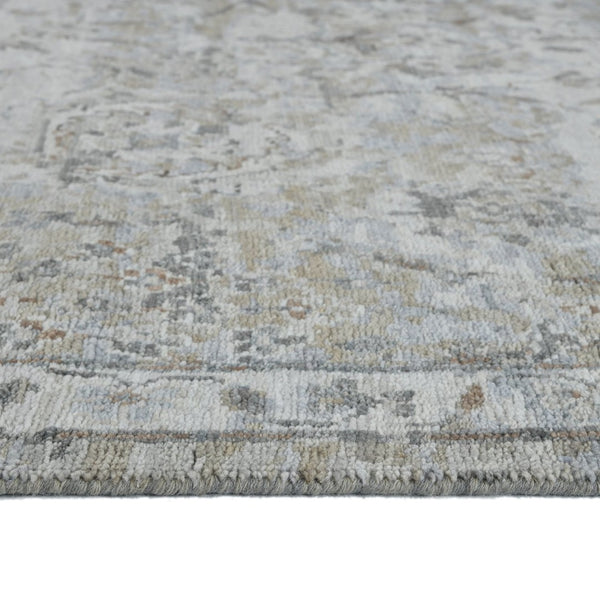 Amer Rugs Nuit Elegant Hand-knotted Area Rug In Premium New Zealand Wool For Timeless Home Décor Style Medium Gray Wool Nui881014