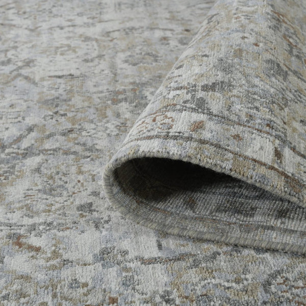 Amer Rugs Nuit Elegant Hand-knotted Area Rug In Premium New Zealand Wool For Timeless Home Décor Style Medium Gray Wool Nui881014