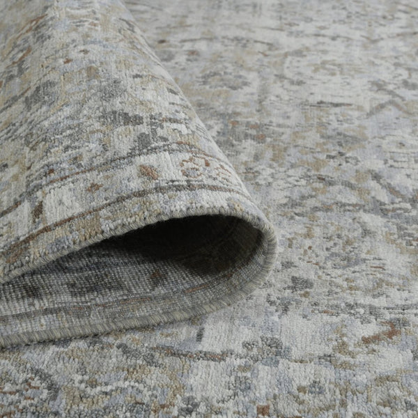 Amer Rugs Nuit Elegant Hand-knotted Area Rug In Premium New Zealand Wool For Timeless Home Décor Style Medium Gray Wool Nui881014