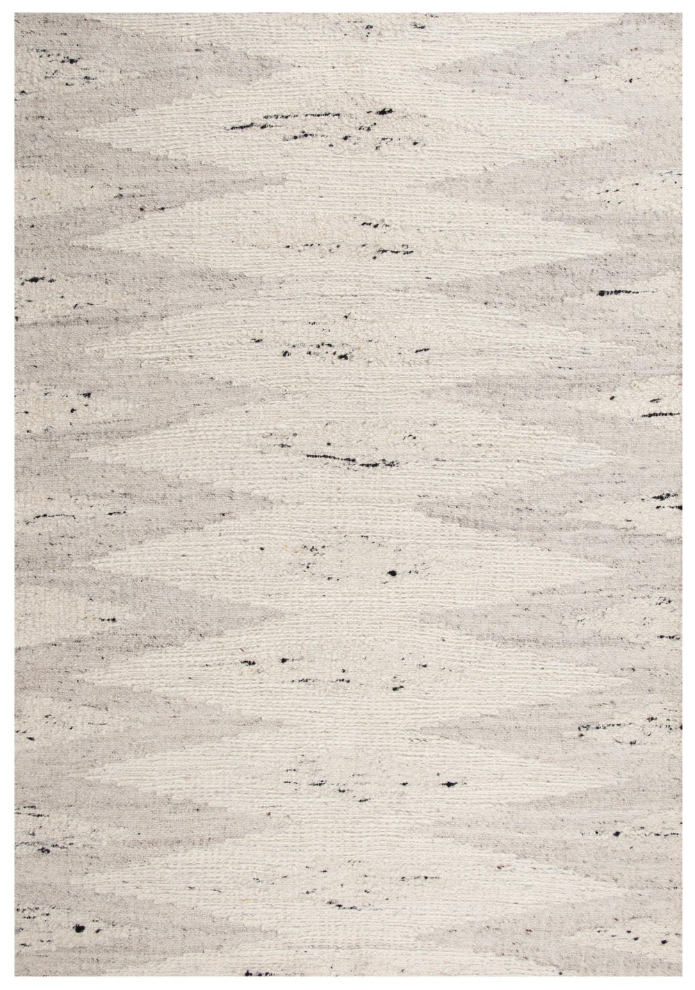 Rizzy Nova NVA946 Hand Woven  Hand Spun Wool/Cotton Rug Ivory 9' x 12'