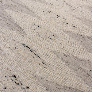 Rizzy Nova NVA946 Hand Woven  Hand Spun Wool/Cotton Rug Ivory 9' x 12'