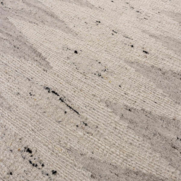 Rizzy Nova NVA946 Hand Woven  Hand Spun Wool/Cotton Rug Ivory 9' x 12'