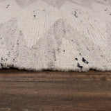 Rizzy Nova NVA946 Hand Woven  Hand Spun Wool/Cotton Rug Ivory 9' x 12'