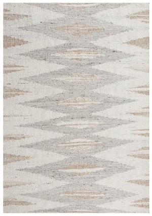 Rizzy Nova NVA948 Hand Woven  Hand Spun Wool/Cotton Rug Beige/Ivory 9' x 12'