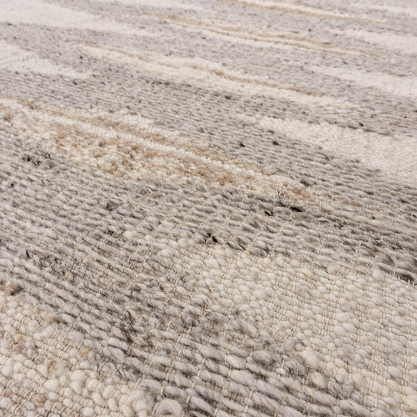 Rizzy Nova NVA948 Hand Woven  Hand Spun Wool/Cotton Rug Beige/Ivory 9' x 12'