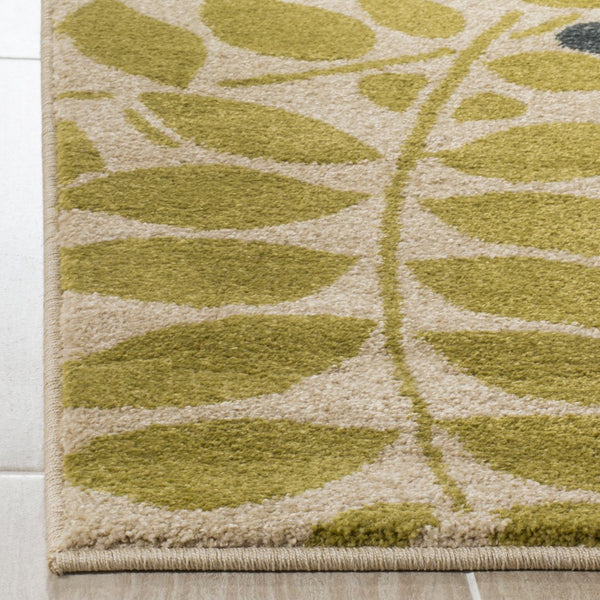 Safavieh Newbury Exquisite Power-loomed Area Rug With Elegant Botanical Design For Timeless Home Style Blue ,Brown Polypropylene Nwb8698-6525-3