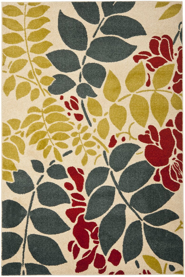 Safavieh Newbury Exquisite Power-loomed Area Rug With Elegant Botanical Design For Timeless Home Style Blue ,Brown Polypropylene Nwb8698-6525-3