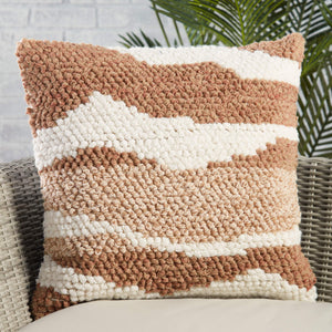 Jaipur Living Jaipur Living Hasani Boucle Texture Abstract Pillow Cover for Indoor Outdoor Use PLC102443