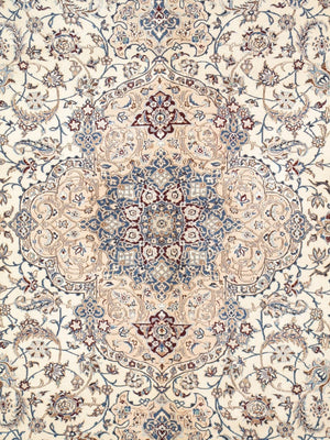 Pasargad Home Azerbaijan Collection Hand-knotted Silk & Wool Area Rug For Sophisticated Decor   029597