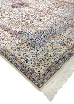 Pasargad Home Azerbaijan Collection Hand-knotted Silk & Wool Area Rug For Sophisticated Decor   029597
