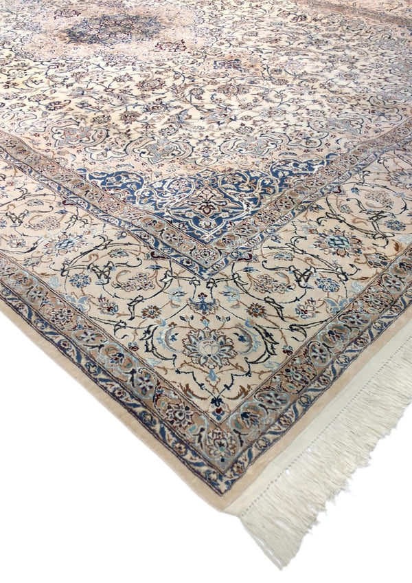 Pasargad Home Azerbaijan Collection Hand-knotted Silk & Wool Area Rug For Sophisticated Decor   029597