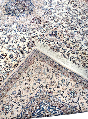 Pasargad Home Azerbaijan Collection Hand-knotted Silk & Wool Area Rug For Sophisticated Decor   029597