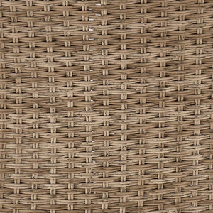 Manhattan Comfort Genoa Modern Patio Dining Table Nature Tan Weave OD-DT002-NE