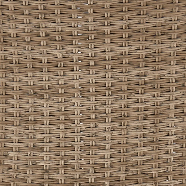 Manhattan Comfort Genoa Modern Patio 6- Person Dining Set Nature Tan Weave OD-DS002-NE