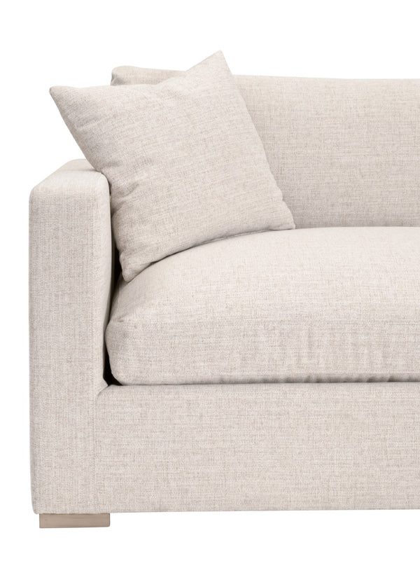 Essentials For Living Newport Outdoor 91" Track Arm Sofa – Durable, Stylish, And Weather-resistant For Your Patio Oasis! Livesmart Shapiro,Sand,Desert Accoya Marine Grade Plywood,Solid Accoya Wood 6730-3.Lssnd