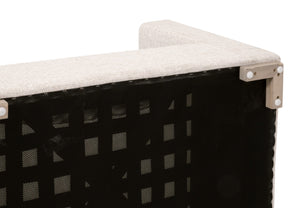 Essentials For Living Newport Outdoor Track Arm Sofa Chair – Stylish Comfort With Durable Accoya Wood & Soft Upholstery Livesmart Shapiro,Sand,Desert Accoya Marine Grade Plywood,Solid Accoya Wood 6730-1.Lssnd