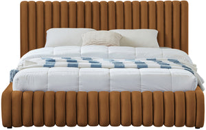 Nico Saddle Velvet Full Bed NicoSaddle-F Meridian Furniture