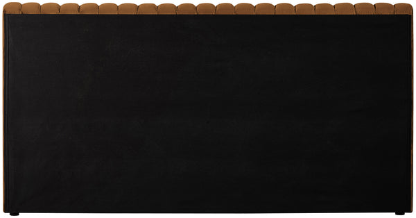 Nico Saddle Velvet Full Bed NicoSaddle-F Meridian Furniture