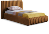 Nico Saddle Velvet Twin Bed NicoSaddle-T Meridian Furniture