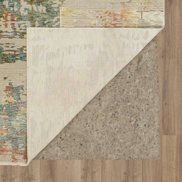 Karastan Rugs Memento Nostalgic Machine Woven Polyester Area Rug Cream 9' x 12'