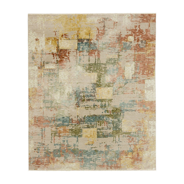 Karastan Rugs Memento Nostalgic Machine Woven Polyester Area Rug Cream 9' x 12'