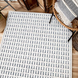 Orian Rugs Nouvelle Boucle Guilded Gate Machine Woven Polypropylene Transitional Area Rug Natural Skyview Polypropylene