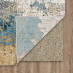 Tryst Nuvole Grey Blue Area Rug R1289 4311 144180 IP Karastan Rugs Mohawk