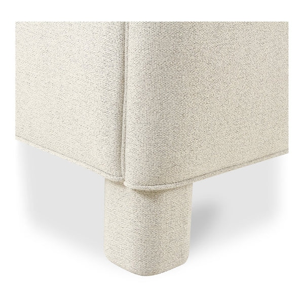 Moe's Home Ichigo Bed - Luxurious Upholstered Design With Supportive Slats For Timeless Comfort And Style Grey Upholstery, 97% Polyester 3% Linen,Wood Frame, Plywood Oa-1002-29-0