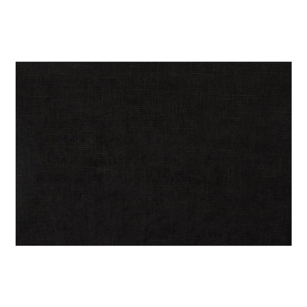 Moe's Home Zeppelin Bed - 70s Inspired Low-slung Design With Floating Base And Plush Foam Headboard Comfort Black Uphosltery, 100% Polyester,Wood Frame, Plywood Oa-1005-02-0