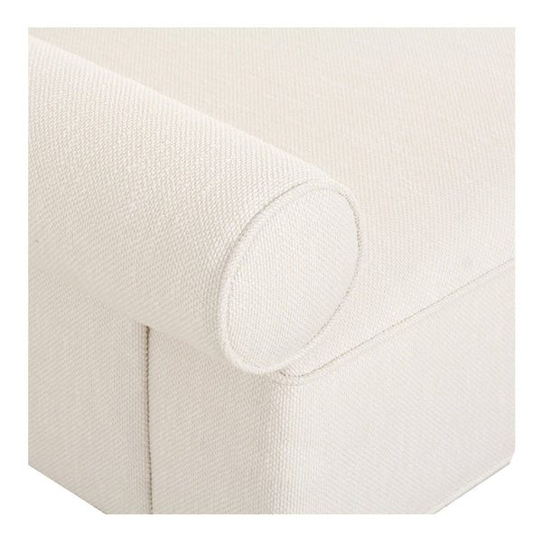 Moe's Home Rosello Modular Sectional Sofa: Stylish, Sustainable Comfort With Versatile Design For Any Space White Upholstery, 30% Recycled Polyester,70% Polyester,Plywood Frame Oa-1008-18