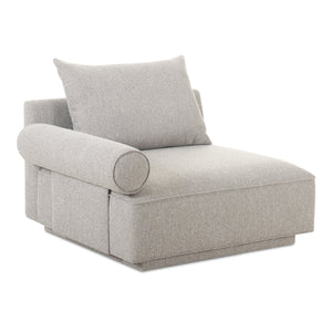 Moe's Home Rosello Modular Sectional Sofa: Stylish, Sustainable Comfort With Versatile Design For Any Space Grey Upholstery, 30% Recycled Polyester,70% Polyester,Plywood Frame Oa-1008-29