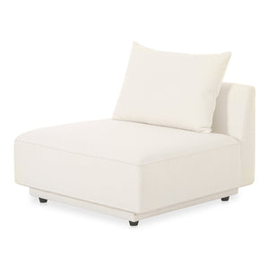 Moe's Home Rosello Modular Sectional Sofa: Stylish, Sustainable Comfort With Versatile Design For Any Space White Upholstery, 30% Recycled Polyester,70% Polyester,Plywood Frame Oa-1010-18