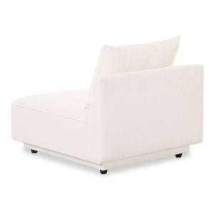 Moe's Home Rosello Modular Sectional Sofa: Stylish, Sustainable Comfort With Versatile Design For Any Space White Upholstery, 30% Recycled Polyester,70% Polyester,Plywood Frame Oa-1010-18