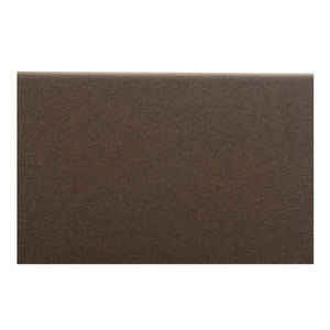 Moe's Home Maren Bed: Elegant Upholstered Design With Vintage Finesse, Soft Curves, And Supportive Slats Brown Upholstery, 100% Polyester,Plywood Frame Oa-1015-03-0