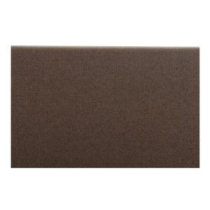 Moe's Home Maren Bed: Elegant Upholstered Design With Vintage Finesse, Soft Curves, And Supportive Slats Brown Upholstery, 100% Polyester,Plywood Frame Oa-1016-03-0