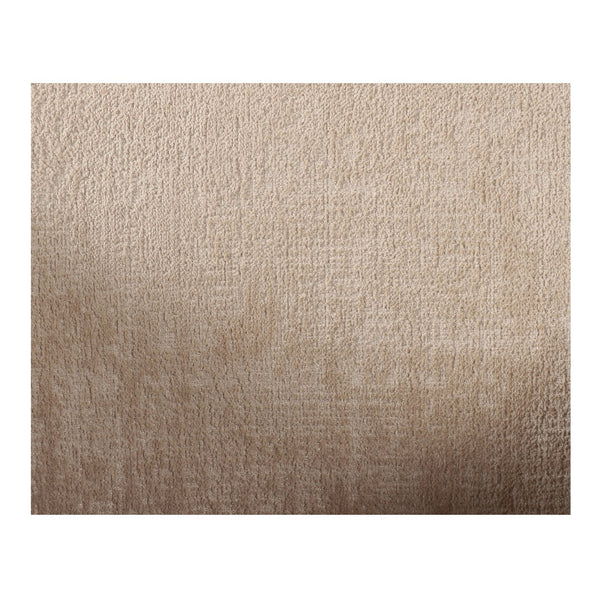 Moe's Home Drava Rolling Dining Chair - Comfort-driven Design With Versatile Mobility And Soft Upholstery Beige Upholstery, 100% Polyester,Plywood Frame Oa-1034-34