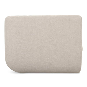 Moe's Home Rosy Lounge Chair - Oversized Art Deco-inspired Comfort With Textured Upholstery For Chic Spaces Beige Upholstery, 100% Polyester,Plywood Frame Oa-1037-34