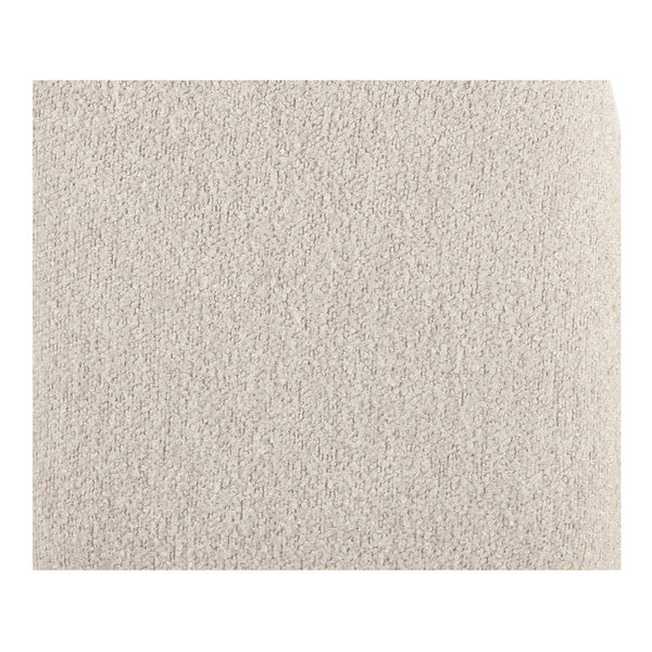Moe's Home Sienna Vintage-inspired Accent Chair With Plush Boucle Fabric And Hammered Metal Legs For Elegance Beige Upholstery, 90% Polyester,10% Acrylic,Plywood Frame Oa-1041-34