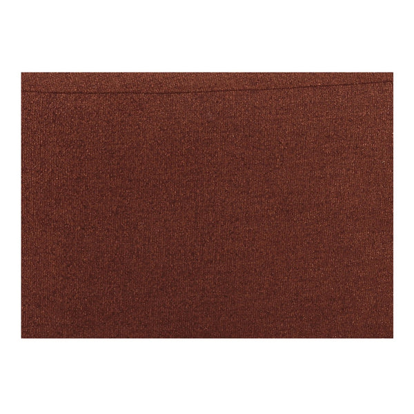 Moe's Home Roman L-shaped Sectional Sofa - Vintage Meets Modern Design With Plush Comfort For Stylish Living Spaces Orange Upholstery, 90% Polyester,10% Linen,Plywood Frame Oa-1042-12-0
